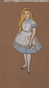 Alice (kostymdesign för Alice i Underlandet, 1915) av William Penhallow Henderson
