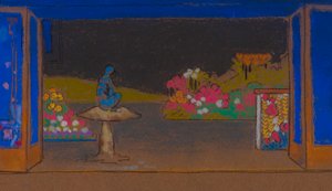 Garden of Flowers (scenografi för Alice i Underlandet, 1915)