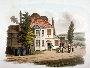 Farthing Pie House Inn på St Marylebone New Road, London, c1810