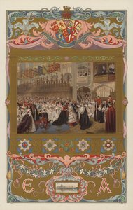 Bröllopet för den blivande kungen Edward VII och drottning Alexandra, i St George