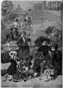 Viktorianska England: Turister på stranden i Ramsgate, England