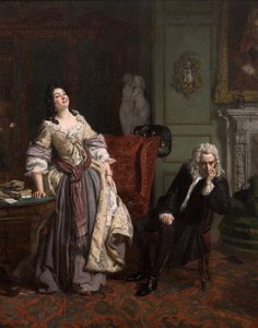 Alexander Pope förklarade sin kärlek till Lady Mary Wortley Montagu, 1852