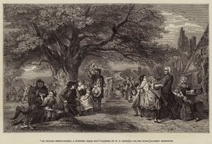Ett engelskt glädjefirande för hundra år sedan av William Powell Frith