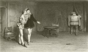 Prins Henry Poins och Falstaff av William Quiller Orchardson