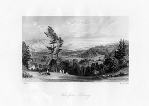 En vy från Norbury, Surrey, 1800-talet.