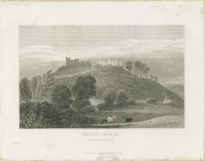 Dudley Castle: stålgravyr, nd [c1830] av William Radclyffe