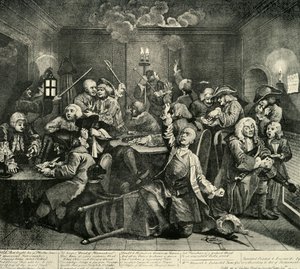 Spelande på Whites Club, 1734, 1925.