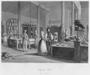 Reformklubben. Köket, c1841