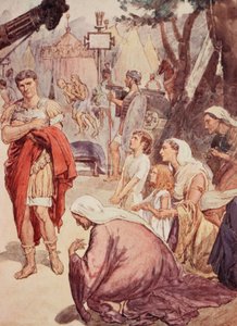 Coriolanus and the Matrons of Rome, illustration från 