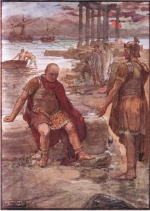 Den exil Marius mitt i ruinerna av Kartago, från Plutarch Lives publicerad av T C & E C Jack Ltd