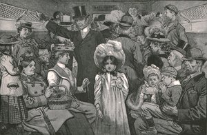 Kommer för att se kröningståget, 1902. av William Ralston