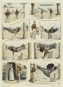 Hängmatta och jag (chromolitho)