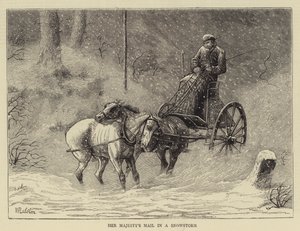 Hennes Majestäts brev i en snöstorm