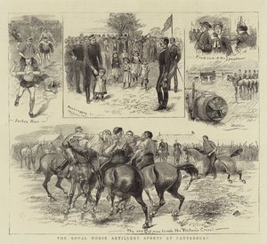 Royal Horse Artillery Sports i Canterbury av William Ralston