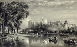 Windsor Castle från nordväst av William Richardson