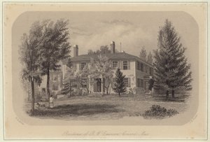 Ralph Waldo Emersons bostad av William Rickarby Miller