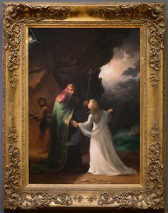 Scen ur Stormen, ca 1850 (olja på duk)