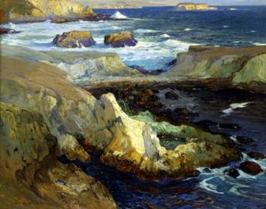 Evening Tide, Kalifornien av William Ritschel