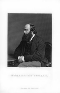 Robert Gascoyne-Cecil, 3:e markis av Salisbury, brittisk statsman och premiärminister, 1893.