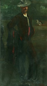 Ignatius Zuloaga As A Bullfighter, ca 1895 (olja på duk) av William Rothenstein