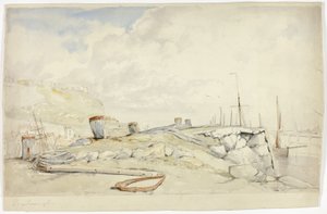 Scarborough Shore av William Roxby Beverley