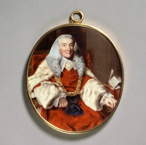 Porträtt av Sir William Murray, 1:e earl av Mansfield, 1700-talet