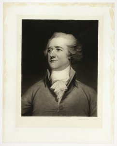 Porträtt av Alexander Hamilton