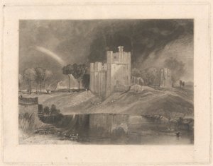 Brougham Castle, nära korsningen mellan floderna Eamont och Lowther