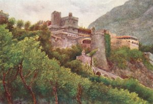 Monaco, kväll (färglitografi) av William Scott