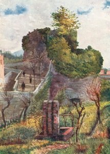 Gamla bastionen, Sarzana (färglitografi) av William Scott