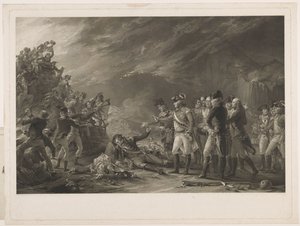 Sortien, gjord av Gibraltars garnison på morgonen den 27 november 1781. av William Sharp