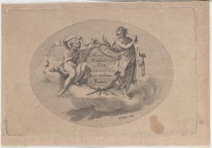 Byteskort för William Sharp, gravör, 1800-talet. av William Sharp