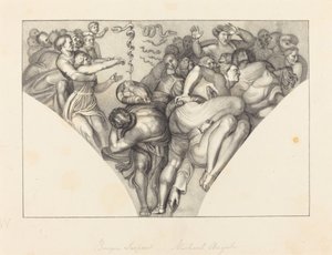 Brazen Serpent, från Michael Angelo av William Sharp after John Flaxman