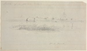 Eel Spearing på Setauket, Long Island, New York av William Sidney Mount