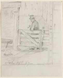 Vilar på staketet av William Sidney Mount