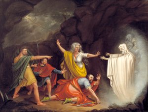 Saul och häxan från Endor, 1828.