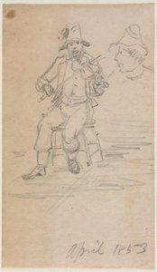 Den fidlande tiggaren, 1853. av William Sidney Mount