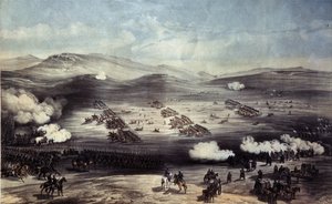 Slaget vid Balaclava den 25 oktober 1854. Den lätta brigadens laddning av William Crimea Simpson