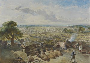Generalguvernörens och överbefälhavarens läger i Jalandhar, 1 februari 1860