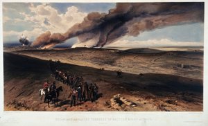 Redan och de brittiska skyttegravarna av William Crimea Simpson