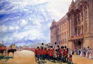 Vakternas återkomst från Krim, juli 1856.