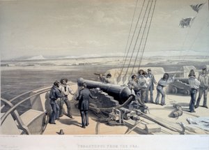 Utsikt över Sevastopol från havet, 1855 av William Crimea Simpson