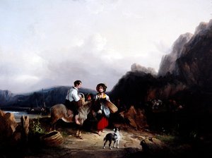 Kustlandskap (olja på duk)