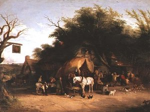 Resenärer vilar på ett Country Inn