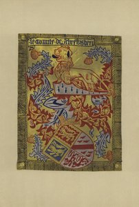 Sir John Talbot, jarl av Shrewsbury och Waterford, 1424-1453 (chromolitho) av William St John Hope