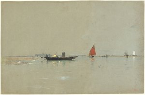En venetiansk lagun