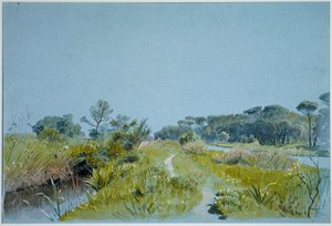 Castel Fusano - nära Rom av William Stanley Haseltine