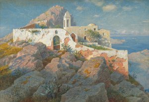 Santa Maria a Cetrella, Anacapri, ca 1892 (akvarell och gouache över grafit)