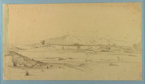 Studie av landskap av William Stanley Haseltine