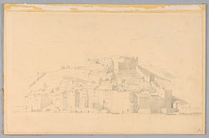 Studie av landskap, Spezia, Italien av William Stanley Haseltine